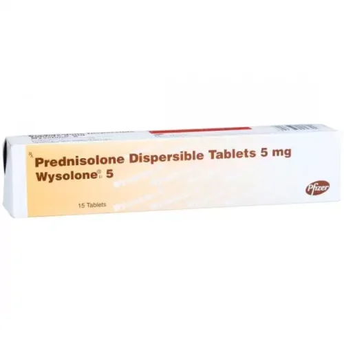 Prednisolone dispersible tablets 5 mg (Generic Deltasone)